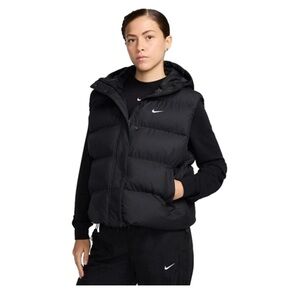 Nike therma fit hooded puffer vest size M